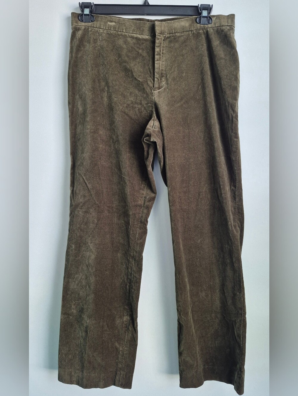 LAUREN Ralph Lauren Velveteen Pants-Dark Green-Size 12